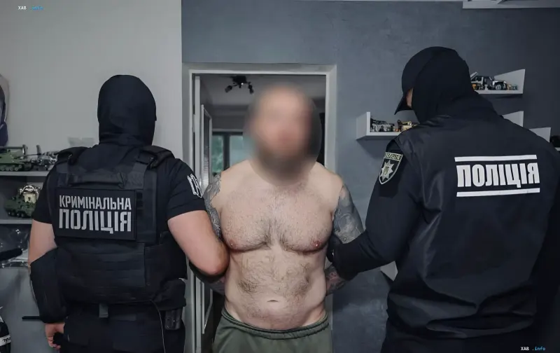 Задержание подозреваемого в покушении на представителя ГУР сотрудниками криминальной полиции