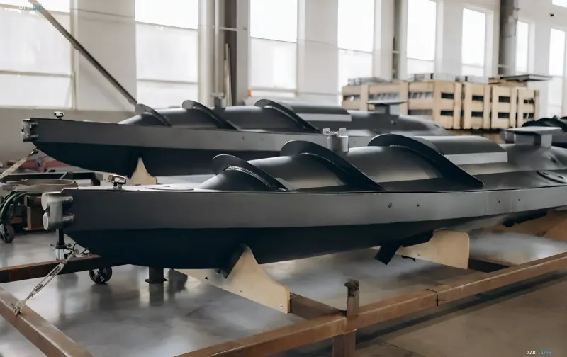 Series of MOBIDIK unmanned surface vehicles on the production line in Ukraine