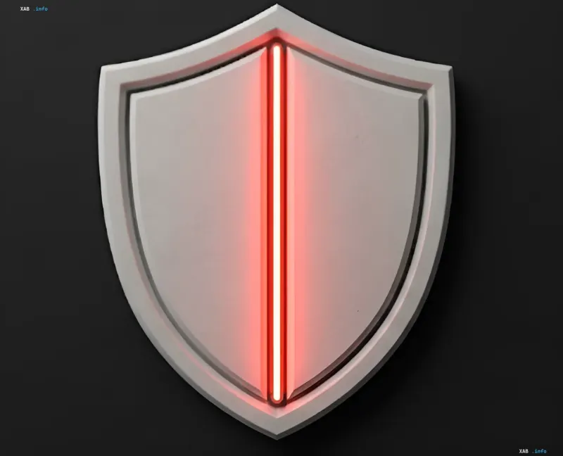 Schild mit einer leuchtenden roten Linie, das Schutz und Warnung vor der unannehmbaren Präsenz ausländischer Truppen in der Ukraine gemäß dem Kreml symbolisiert