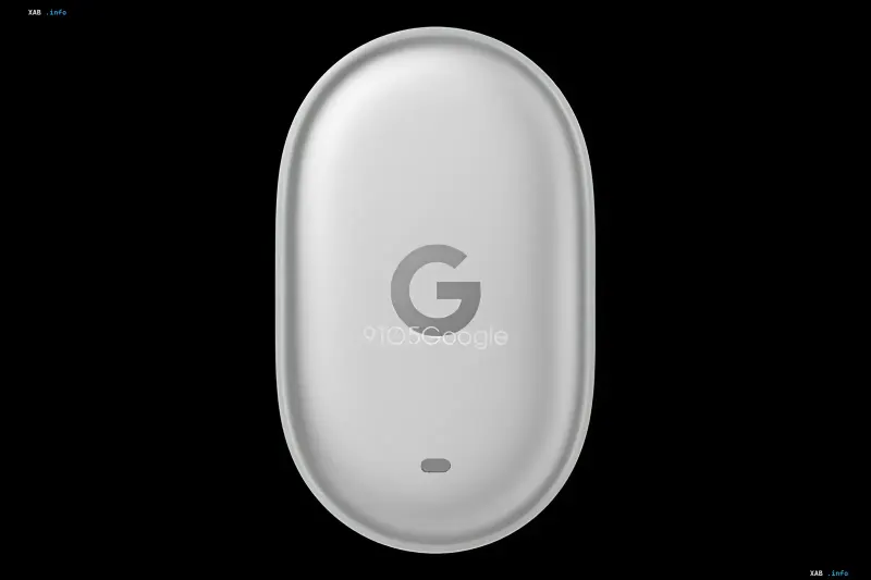 Концепт трекера Google Pixel Tag: білий овальний гаджет із логотипом G, витік дизайну як відповідь Apple AirTag