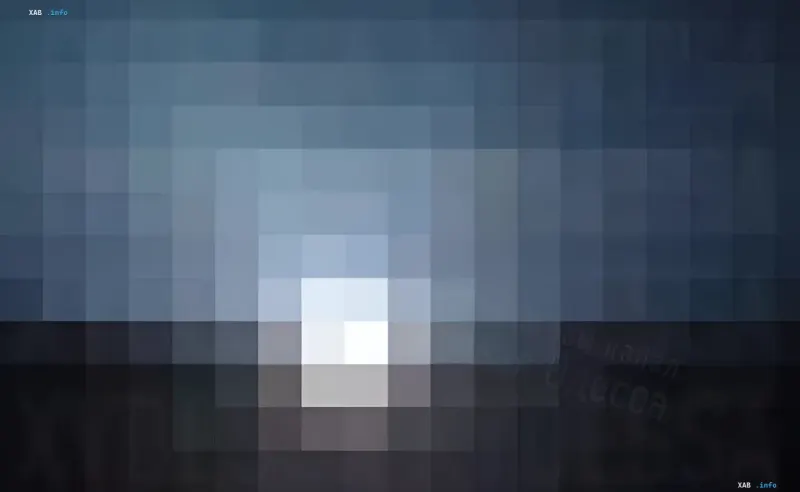 Pixeliertes Nachtbild von Odessa mit einem einzigen beleuchteten Fenster, das den flächendeckenden Stromausfall nach einem kombinierten Angriff symbolisiert