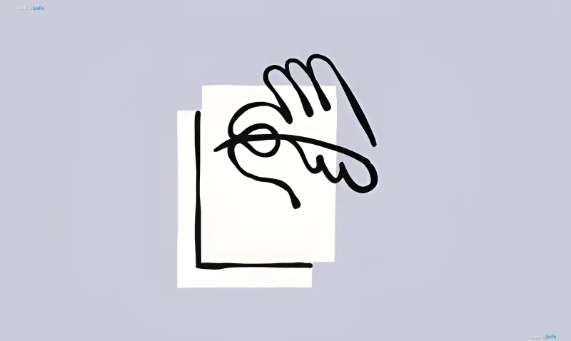 Схематичне зображення руки, що пише на аркуші паперу, що символізує впровадження невидимих водяних знаків у контент ШІ від Claude