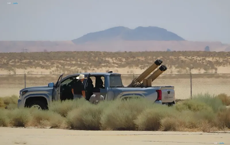 Demonstration des Drohnen-Abfangsystems SPART von Thermopylae Aerospace auf einem US-Luftwaffen-Testgelände