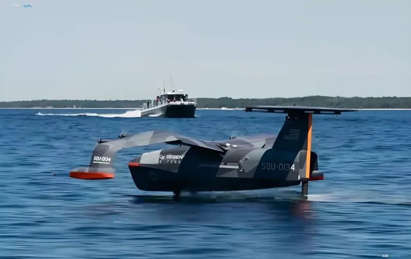 Американський дрон-амфібія Squire під час навчань Silent Swarm, демонструючи прихованість та швидкість на водній поверхні