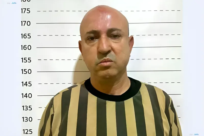 Wassim al-Assad in Gefängnisuniform auf einem Foto nach dem Urteil in Damaskus
