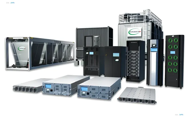 Лінійка ІІ-серверів та обладнання Supermicro для ЦОД, що фігурує у справі про контрабанду на 2,5 млрд доларів