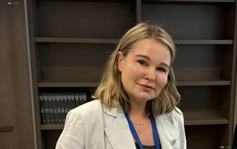Portrait of Hetmanchuk in front of office shelves: statement on funding US-approved defense packages for Ukraine under Ramstein and PURL through 2026