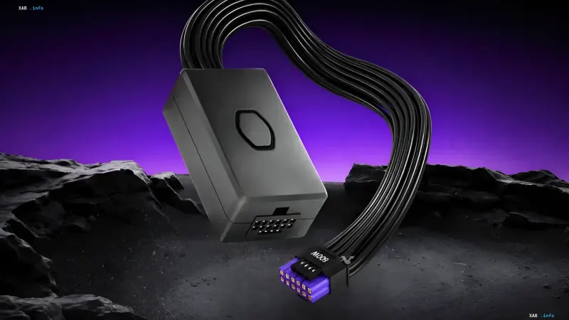 Адаптер Cooler Master GPU Shield с разъёмом 12V-2x6 и фиолетовым коннектором для защиты видеокарты от перегрева