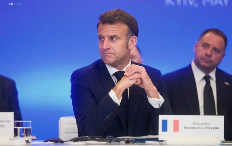 Französischer Präsident Emmanuel Macron bei Gesprächen über nukleare Abschreckung und den Beitritt Lettlands zur französischen Initiative