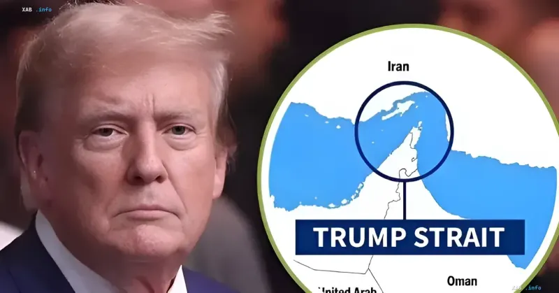 Дональд Трамп и карта Ормузского пролива