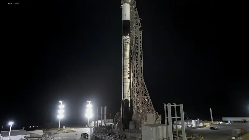 SpaceX Falcon 9 rocket launching the classified USSF-385 mission from Vandenberg Space Force Base