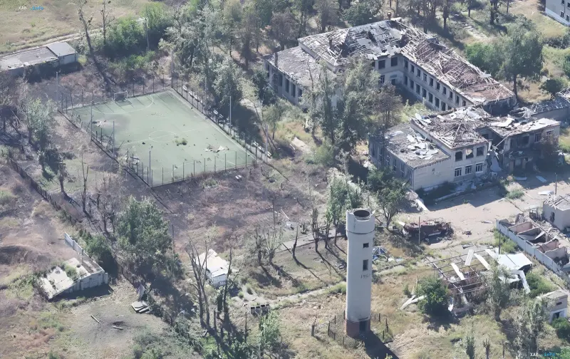 Footage of civilians used as a human shield near Kupyansk