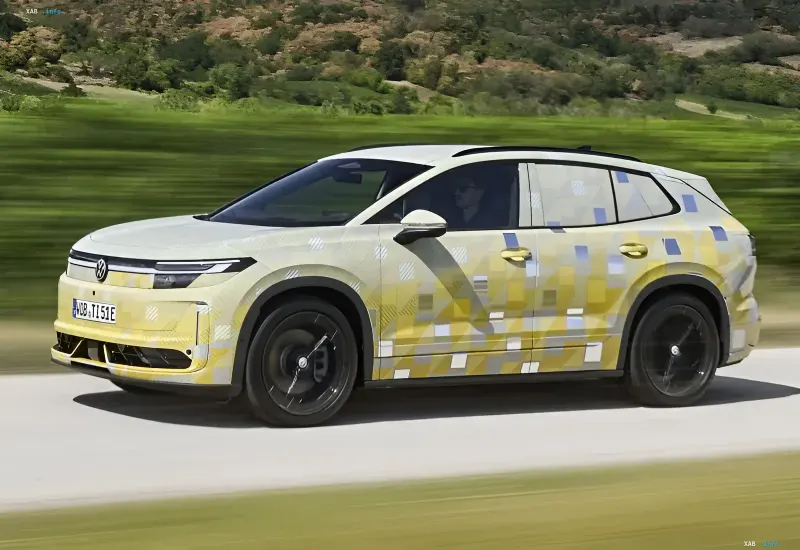 Elektrischer Crossover Volkswagen ID.Tiguan getarnt