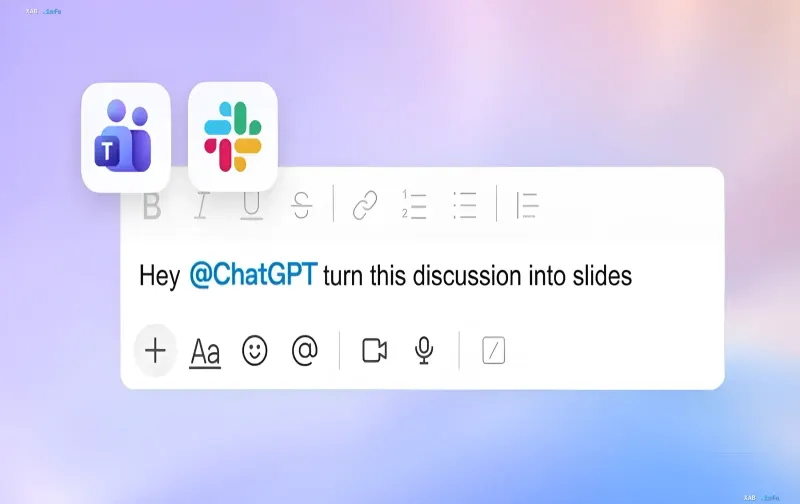 Interface of the ChatGPT Space workspace for office tasks