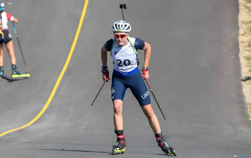 Ukrainian biathlon team at the summer championship
