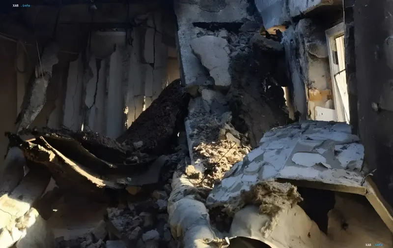 Destroyed dline.ua data center in Kyiv following Russian shelling