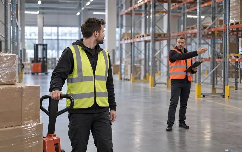 Büro eines polnischen Unternehmens und Zeitarbeiter auf dem Arbeitsmarkt