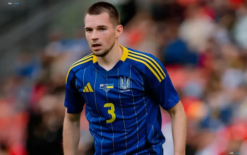 Ukraine national football team training ahead of the Nations League match
