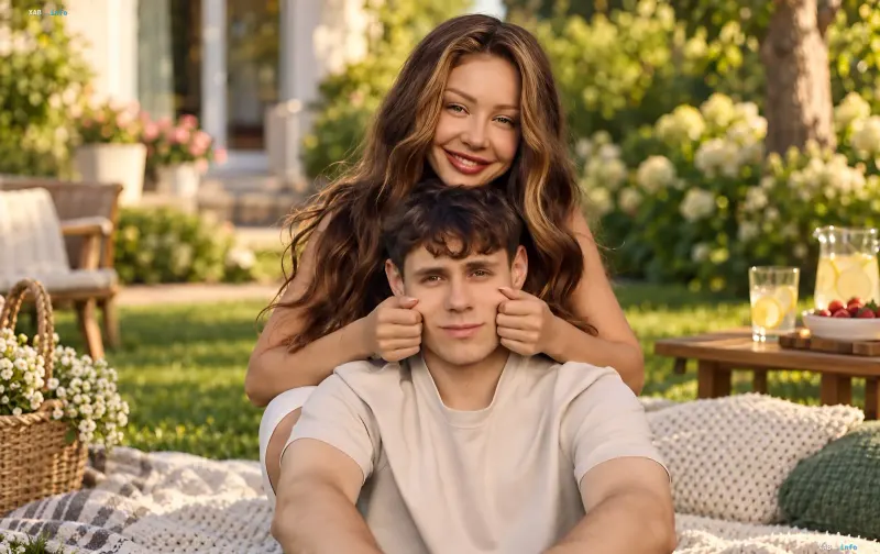 Tina Karol mit ihrem Sohn Weniamin
