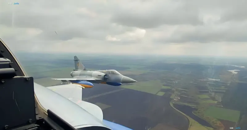 Ukrainian Air Force Mirage 2000-5F fighter jet