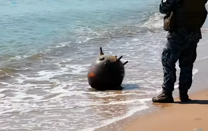 Обезвреживание морских мин в акватории Черного моря
