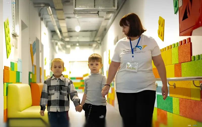 Underground kindergarten in Zaporizhzhia with anti-radiation shelter