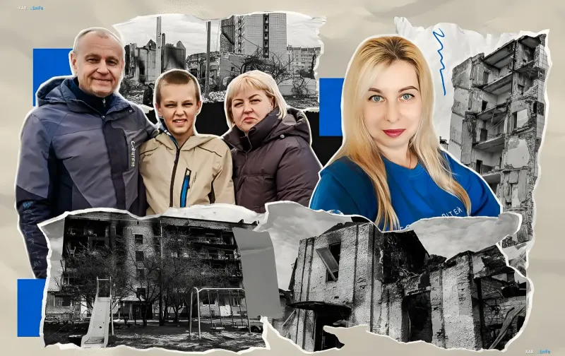 Ребенок в укрытии во время воздушной тревоги в прифронтовом регионе