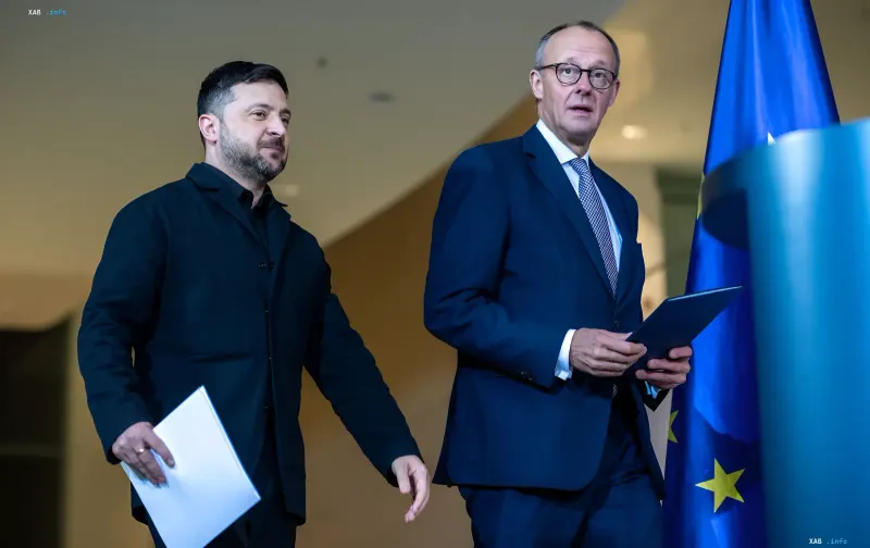 Президент Украины Владимир Зеленский во время выступления
