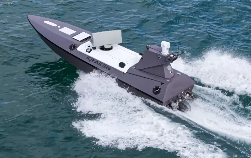 Морський дрон Saab та Kraken із радаром Giraffe 1X для виявлення БПЛА