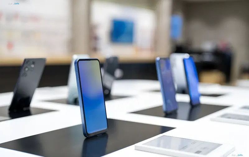 Смартфони Samsung Galaxy S26 та лінійка Galaxy A на тлі цінників