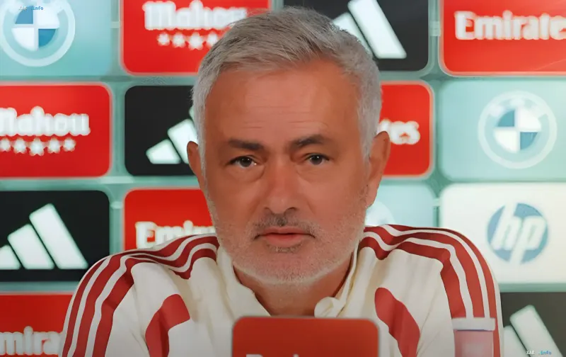 Real-Madrid-Cheftrainer Jose Mourinho während eines Spiels