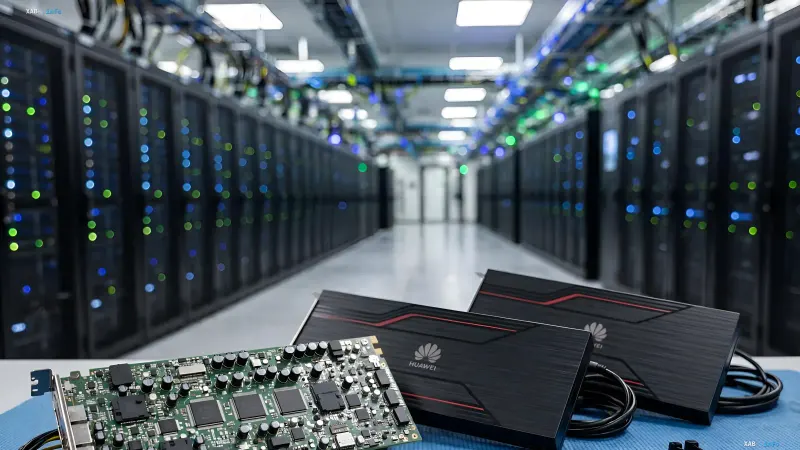 График падения доли Nvidia и роста Huawei на рынке ИИ-чипов Китая