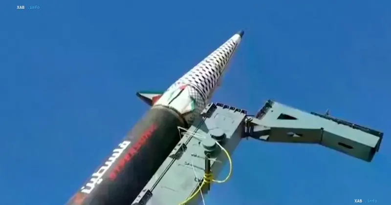 Ballistic missile launch and Houthi military facilities in Yemen