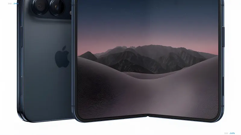 Первый складной смартфон Apple iPhone Duo с двойной камерой и безрамочным гибким экраном