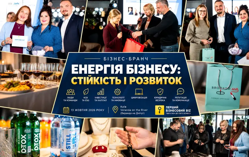 Teilnehmer eines Wirtschaftsbrunches in Kiew diskutieren Investitionen und Widerstandskraft im Krieg