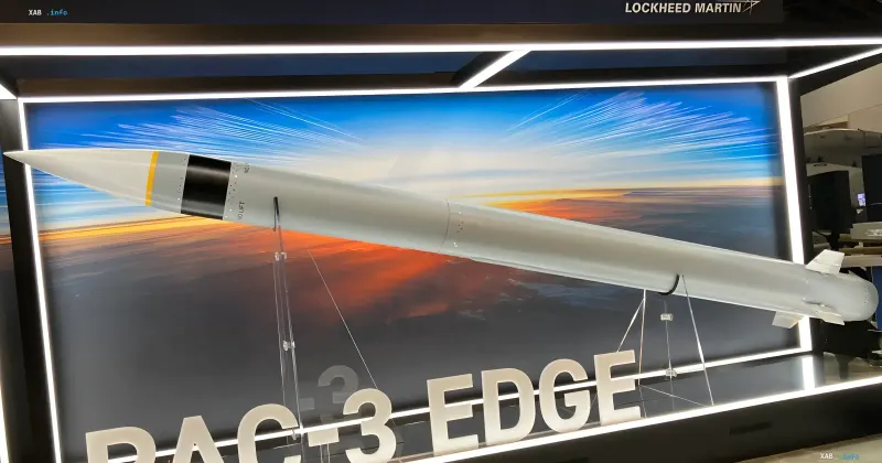 Новейшая ракета-перехватчик PAC-3 Edge на стенде Lockheed Martin