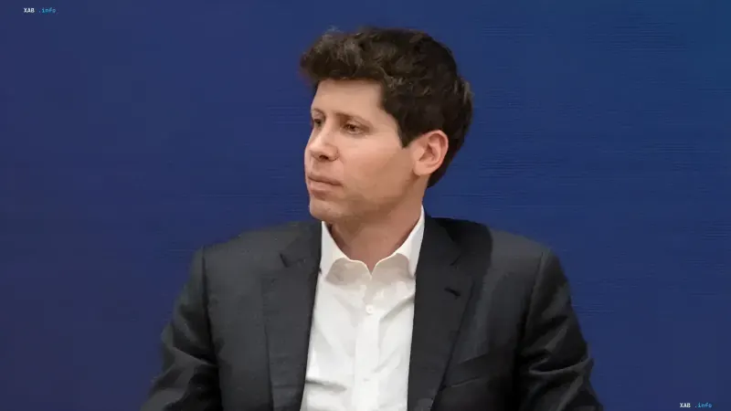 OpenAI-Chef Sam Altman spricht auf einer Konferenz