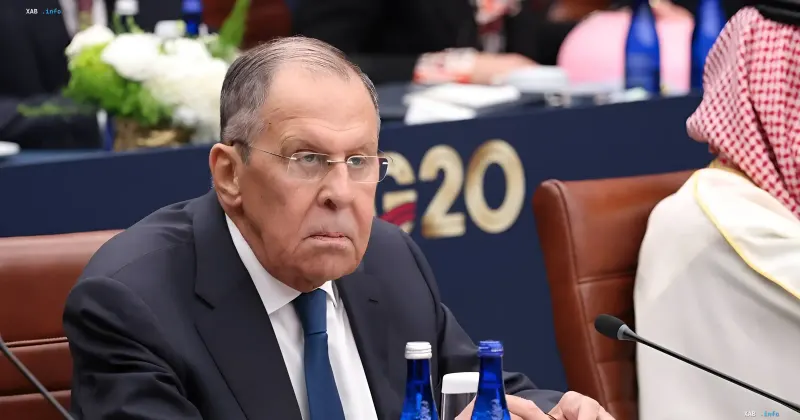 Сергей Лавров на встрече министров иностранных дел G20 в Атланте