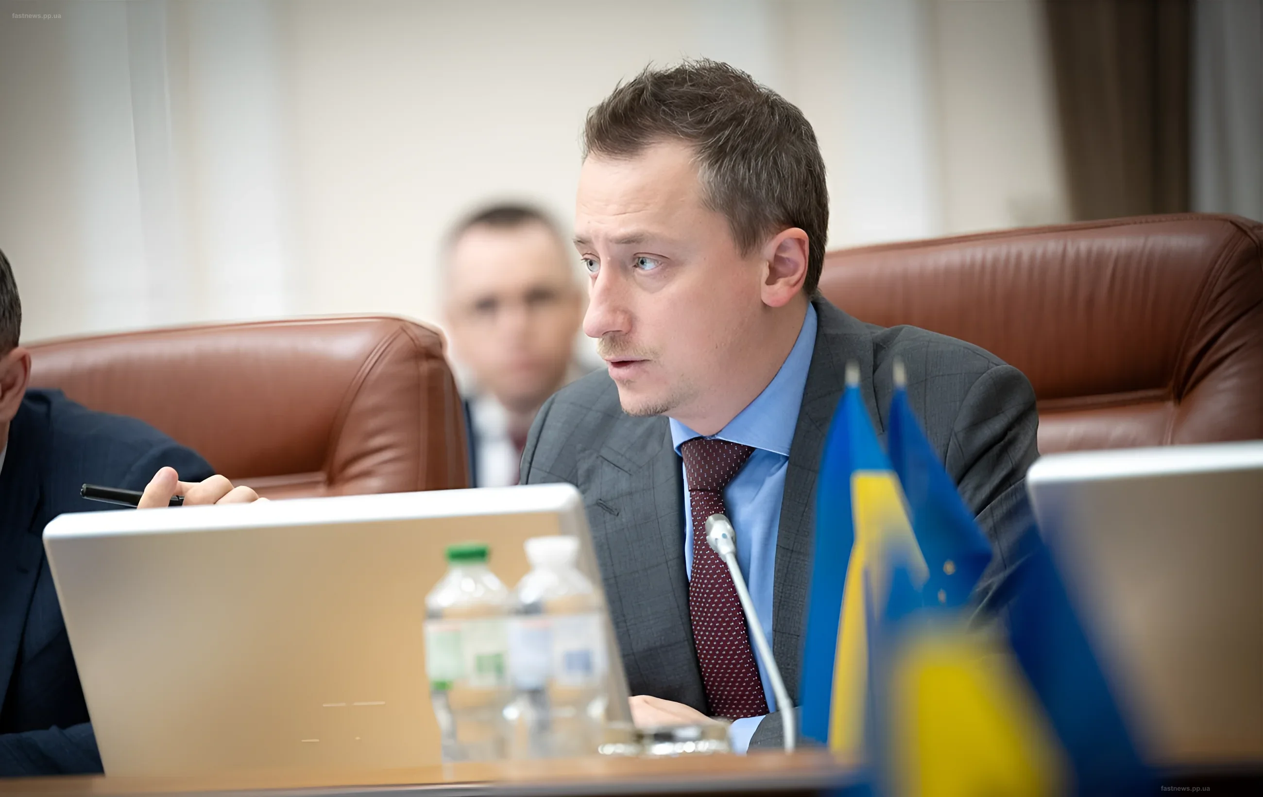 Министр экономики Украины Алексей Соболев на заседании правительства