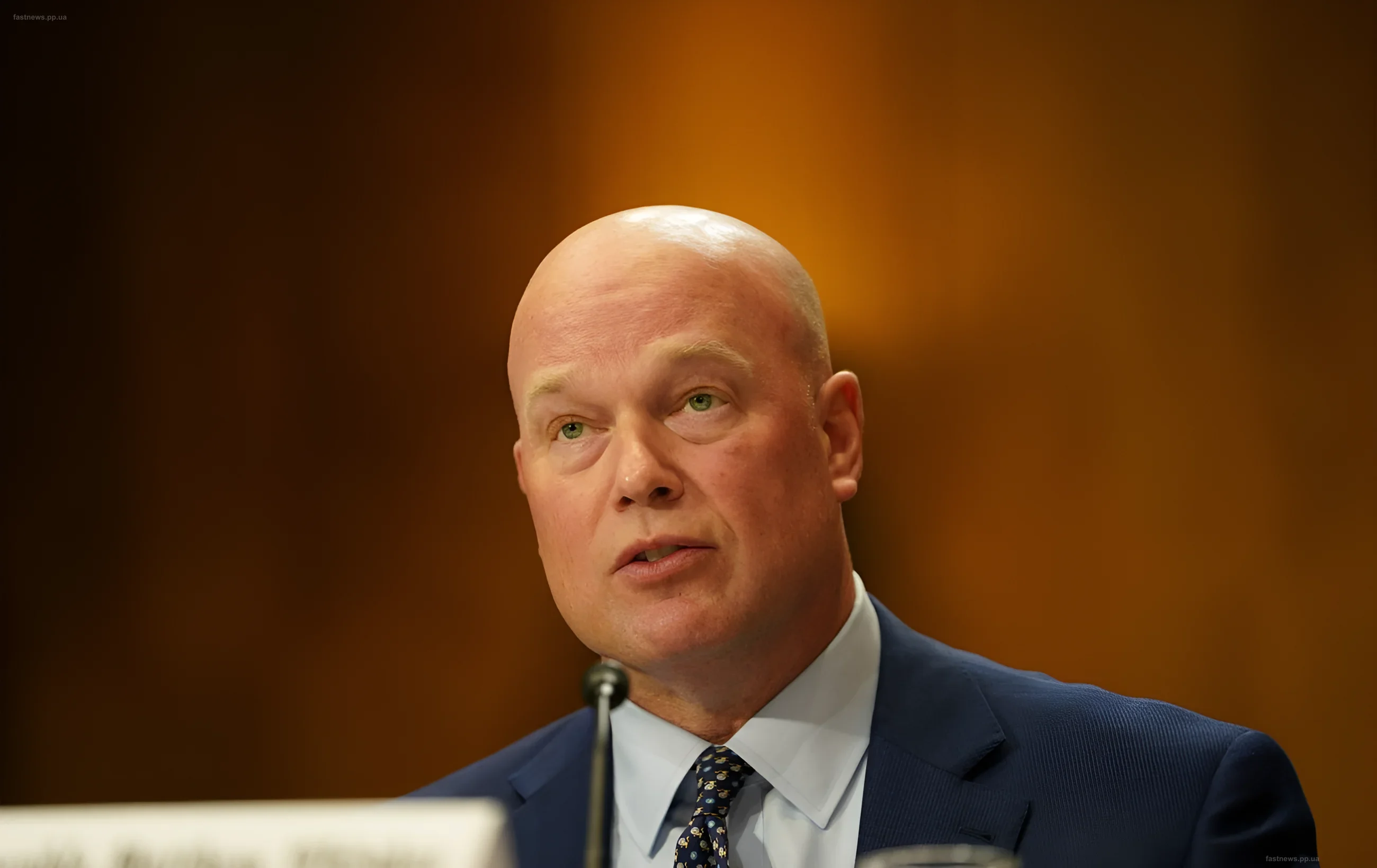 US Ambassador to NATO Matthew Whitaker makes a statement regarding the incident with a Russian drone in Romania