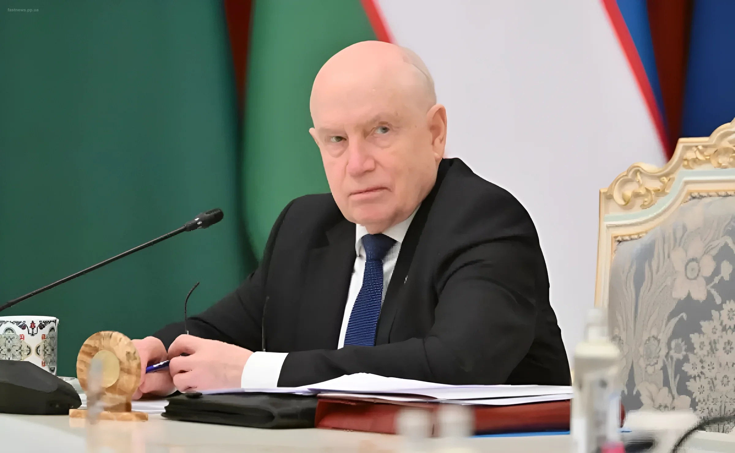 Генеральный секретарь СНГ Сергей Лебедев на заседании, обсуждающем статус Украины в организации