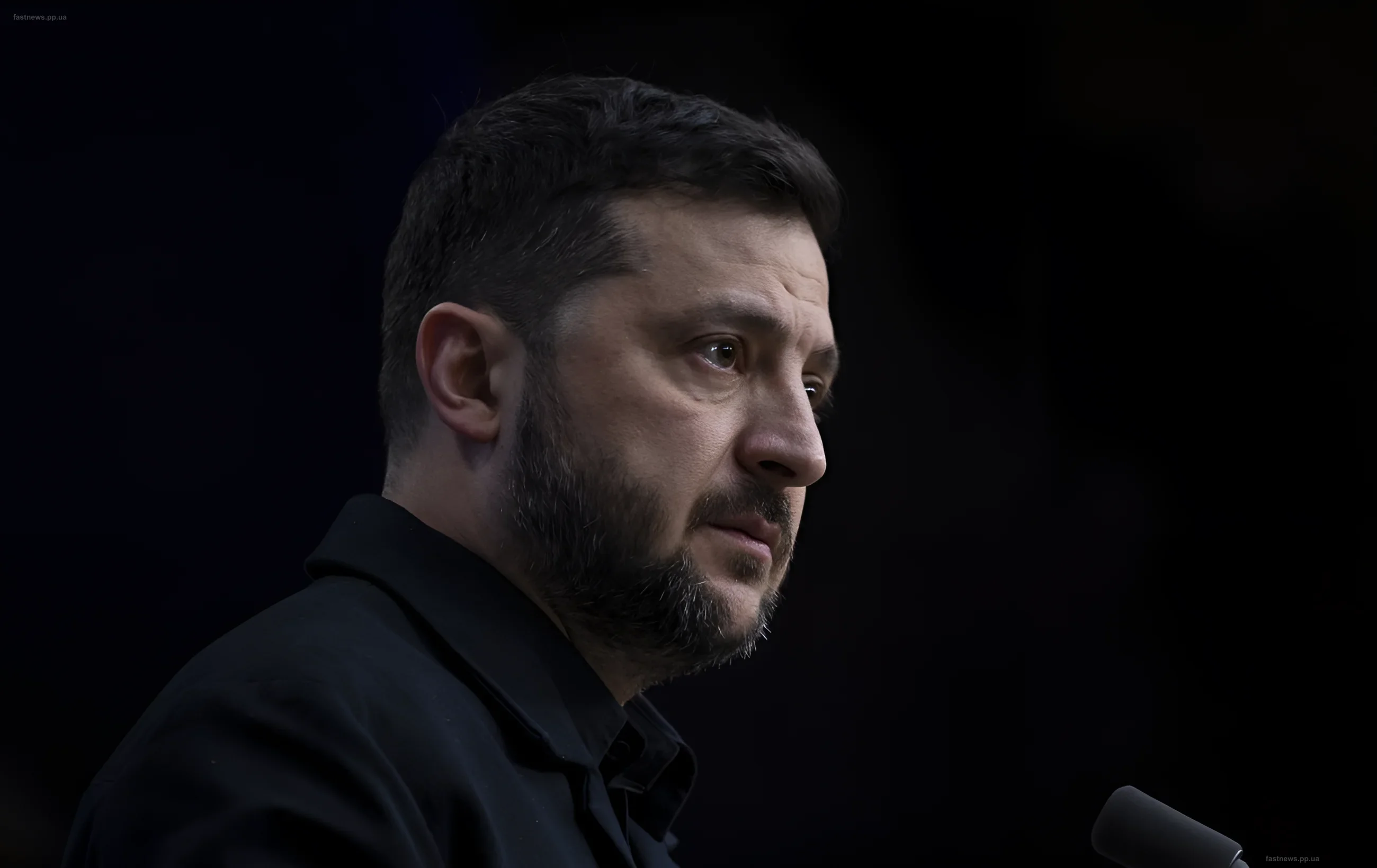 Ukrainian President Volodymyr Zelenskyy at a meeting discussing priorities in air defense, drones, and energy