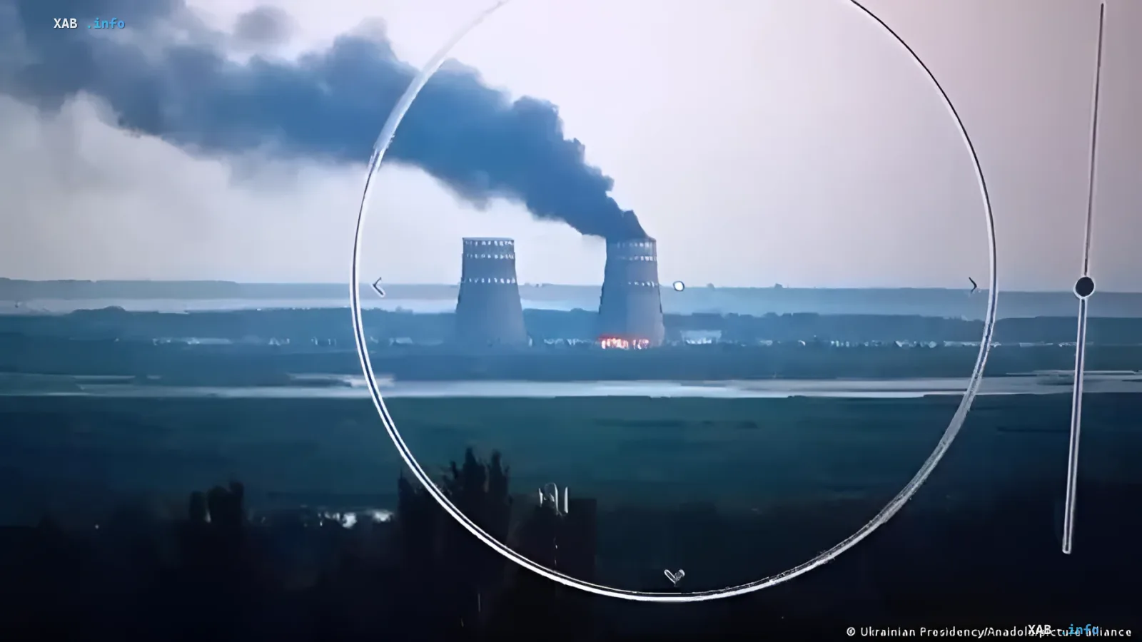Огонь и дым у энергоблока Запорожской АЭС: последствия удара дрона ВСУ по стене реактора