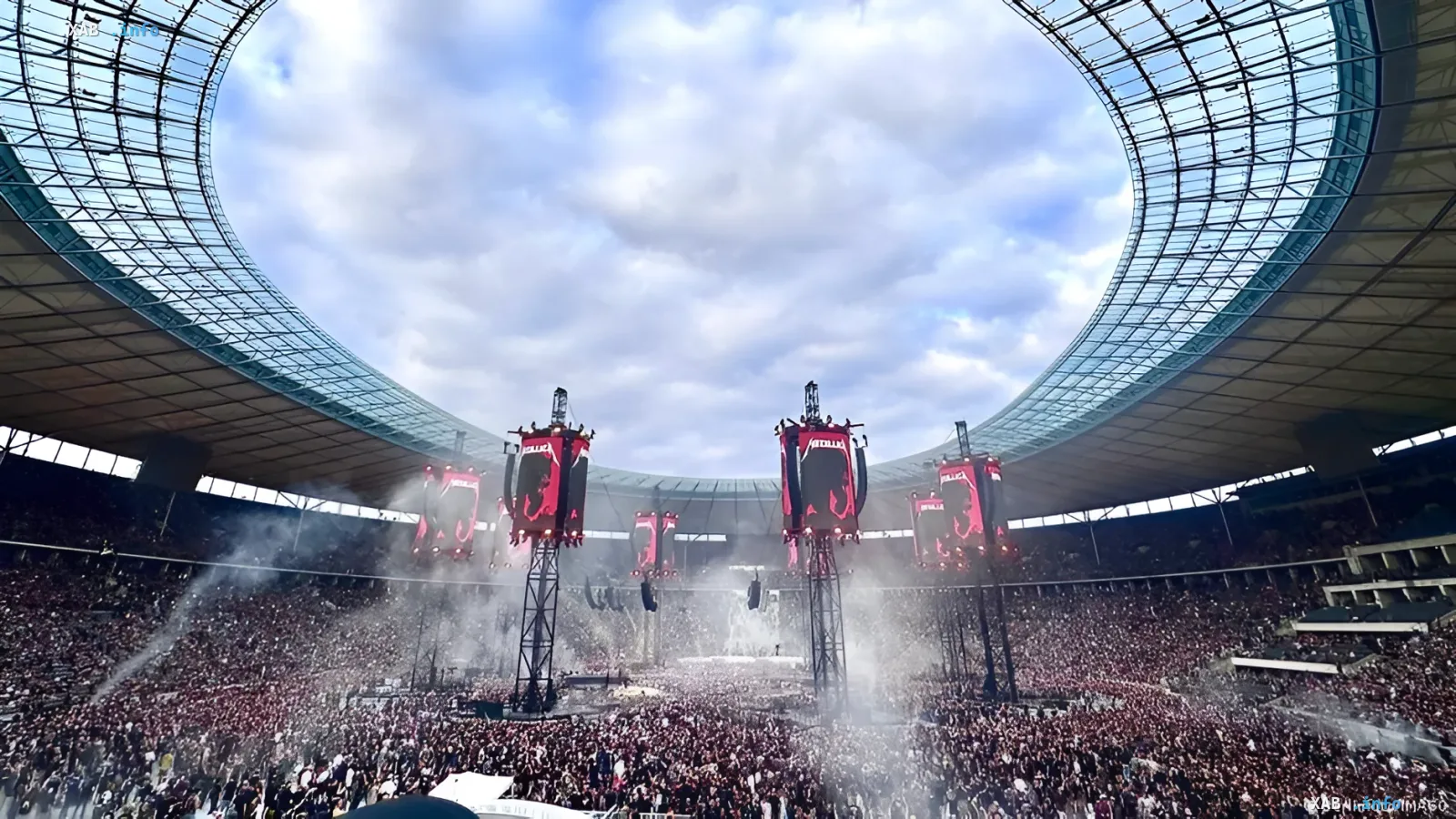 Metallica установили новый рекорд в Берлине: 94 тысячи зрителей на Олимпийском стадионе