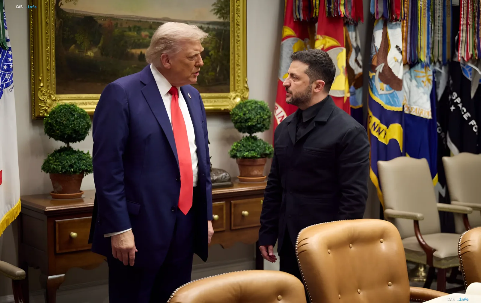 Встреча Дональда Трампа и Владимира Зеленского в Овальном кабинете: обсуждение позиции США в конфликте с Россией