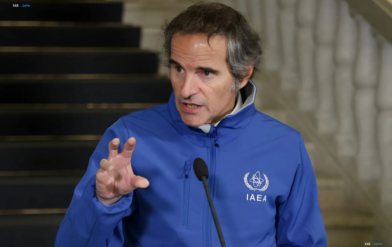IAEA Director Rafael Grossi makes a statement amid escalation over Iran's nuclear program
