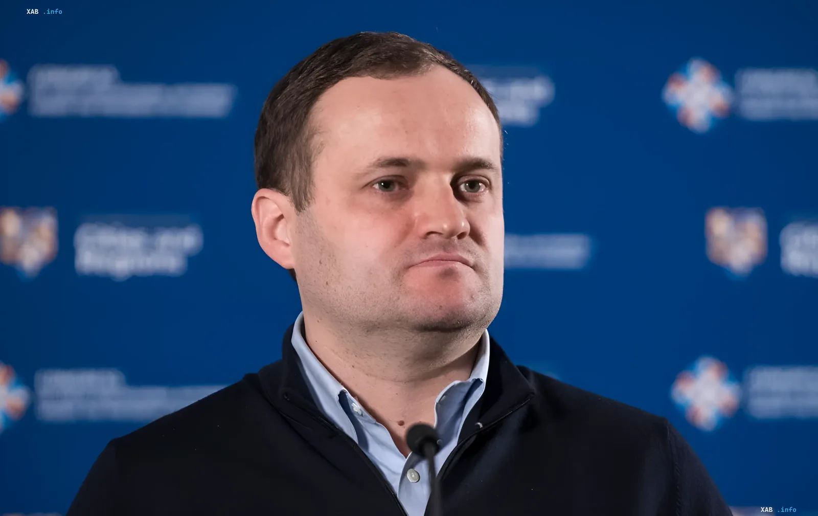 Министр энергетики Украины Герман Галущенко на пресс-конференции, обсуждающей отсутствие утвержденных стратегий устойчивости Киева на зиму