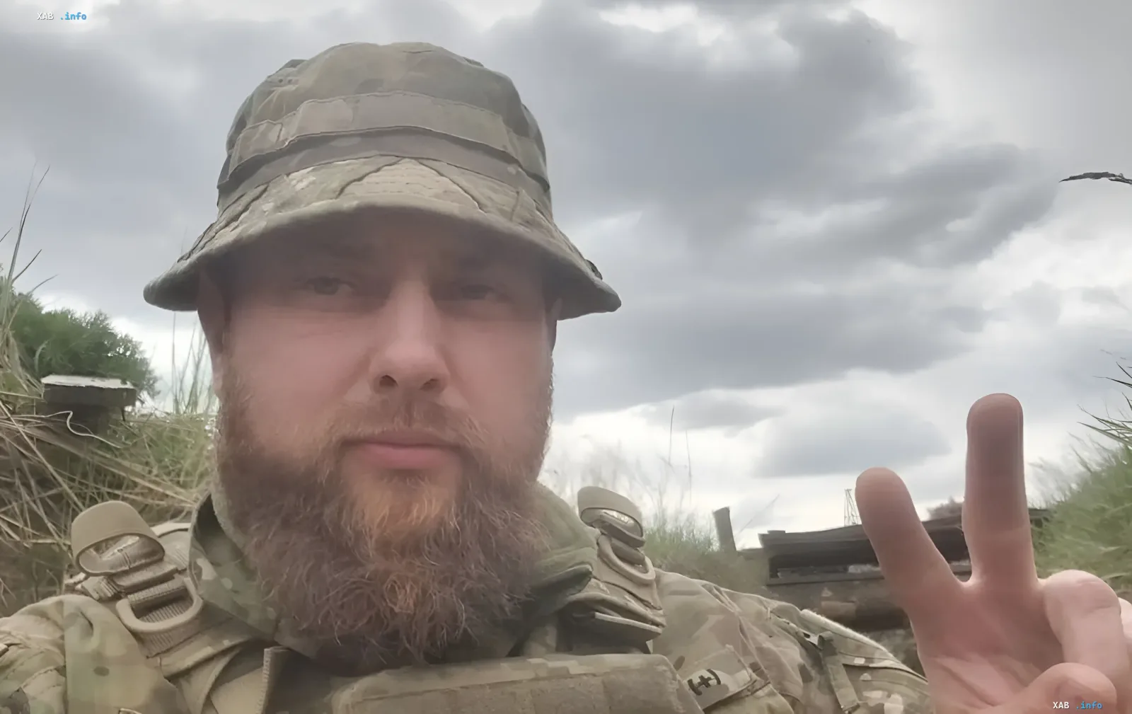 Бывший полицейский Приходько в военной форме на фронте вместо суда