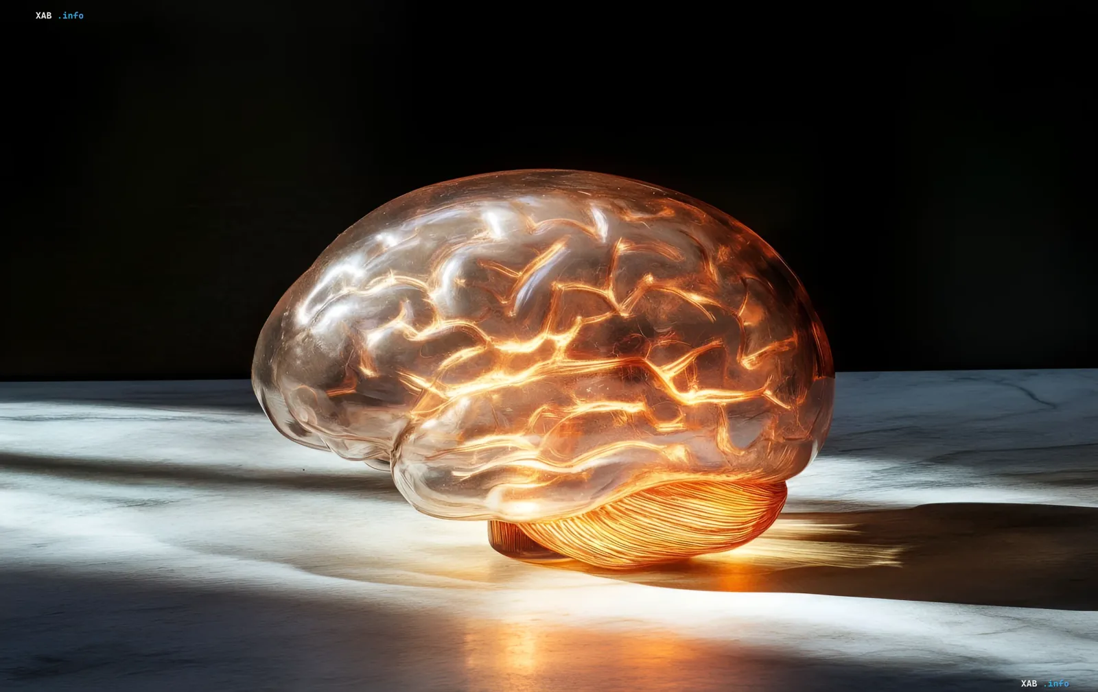 Glowing brain chip symbolizing China's breakthrough in neurotechnology and surpassing Neuralink