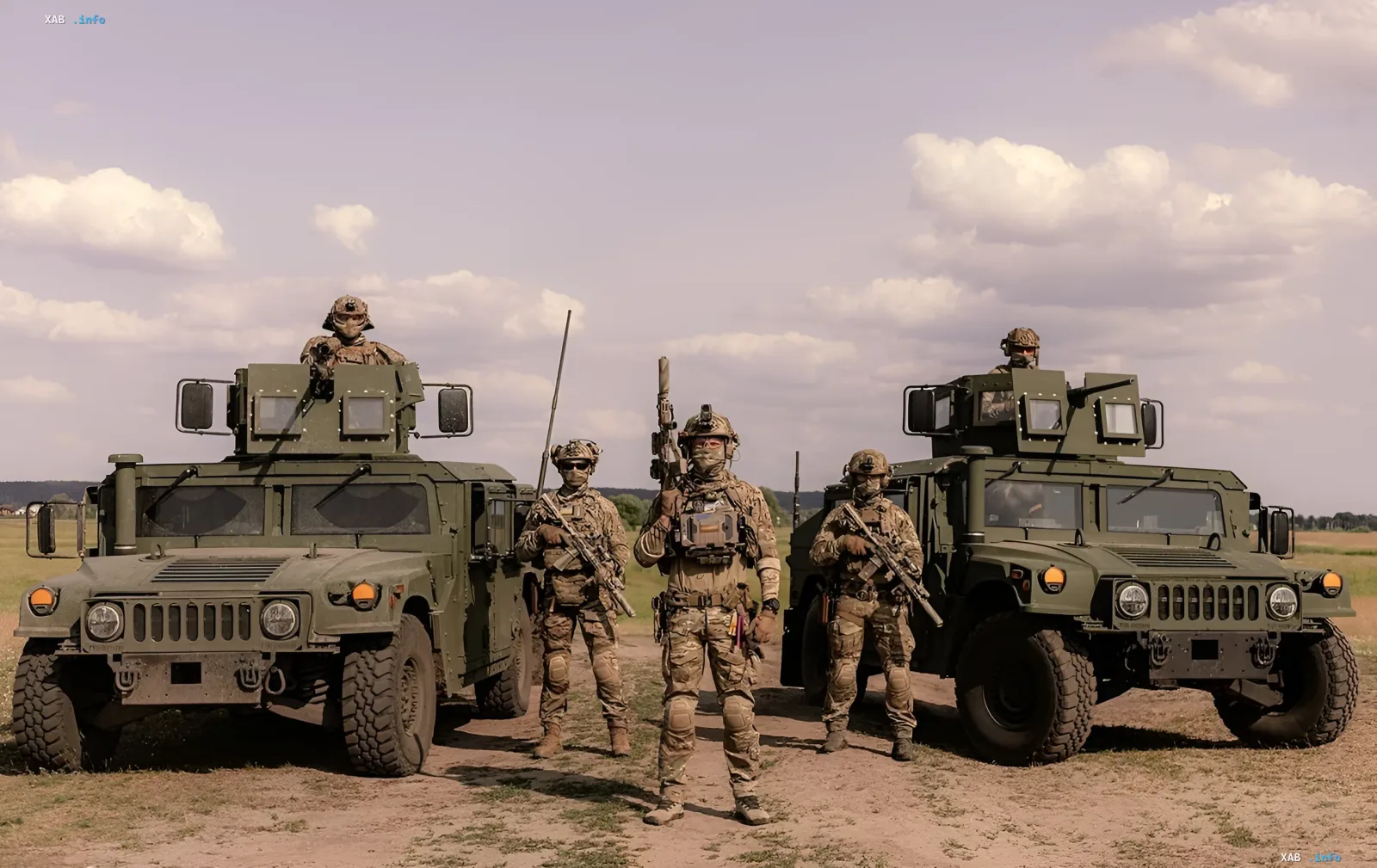 Бойцы элитного подразделения Альфа СБУ с вооружением и бронетехникой на фоне открытого поля, демонстрируя боевую готовность в 2026 году